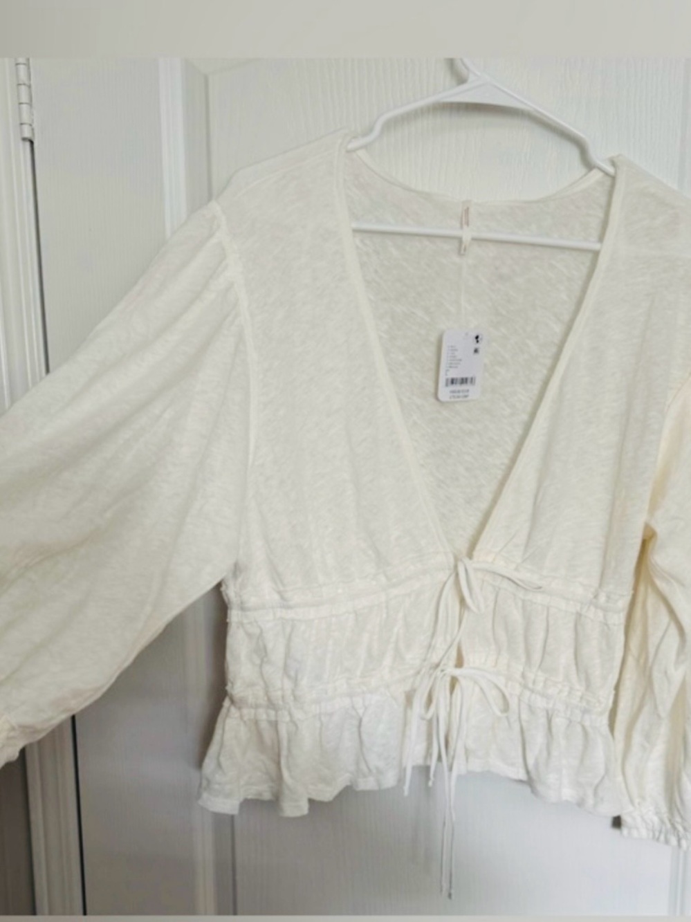 Free People "Let's Go" Blouse in the Ivory colorway - Picture 2 of 10